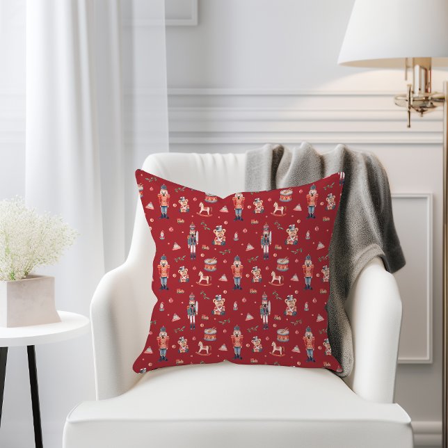 Nutcracker Throw Pillow (Nutcracker Throw Pillow
)