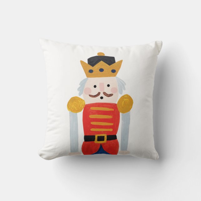 Nutcracker Throw Pillow (Front)