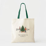 Nutcracker Tote Bag<br><div class="desc">Nutcracker Tote Bag. This cute and unique nutcracker tote features beautiful hand-painted watercolor nutcracker toy soldiers around a decorated Christmas tree with text. Find matching items in the Christmas Holiday Nutcracker Collection.</div>