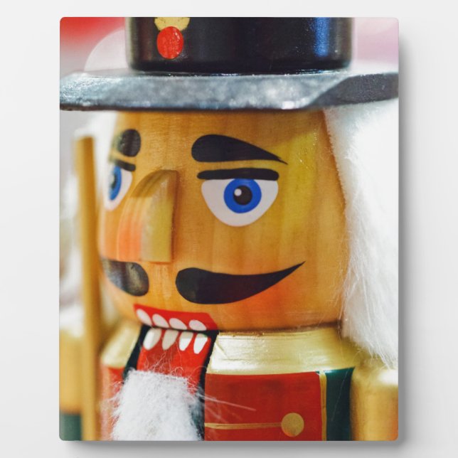 Nutcracker Toy Cute Colourful Design Christmas Art Plaque (Front)