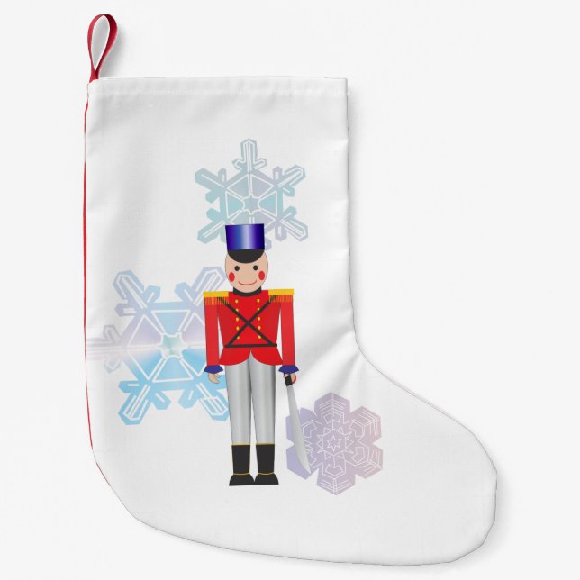 Nutcracker Toy Soldier Christmas Stocking (Front)