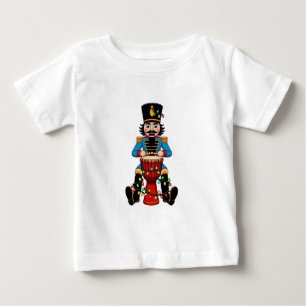 Nutcracker Toy Soldier Goblet Drum Percussion Baby T-Shirt