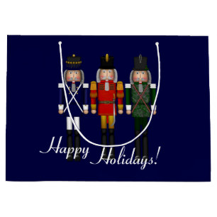 Nutcracker Trio, Blue-GIFT BAG L