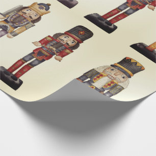 Nutcracker Trio Christmas Wrapping Paper Sheet