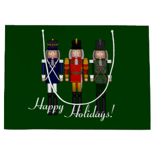 Nutcracker Trio, Green-GIFT BAG L