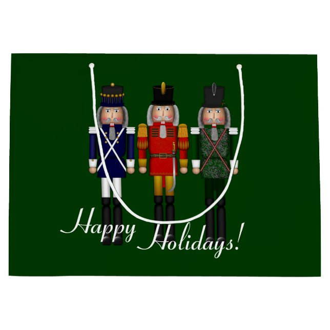 Nutcracker Trio, Green-GIFT BAG L (Front)