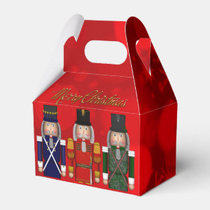 Nutcracker Trio-PARTY FAVOR BOX,gable Favor Box