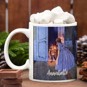 Nutcracker Vintage Ballet Art Personalized Kids Coffee Mug