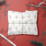 Nutcracker watercolor botanical cute Christmas son Wrapping Paper<br><div class="desc">Nutcracker watercolor botanical cute Christmas festive holiday gift wrap. Personalized,  ideal for son ,  daughter,  grandson,  grandaughter.</div>