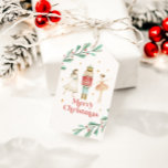 Nutcracker Winter Ballet Christmas Gift Tags<br><div class="desc">Nutcracker ballet winter snowflakes christmas party tags.</div>