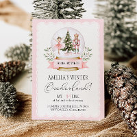 Nutcracker Winter Onederland Pink 1st Birthday