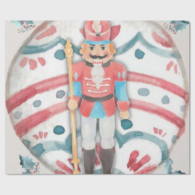 Nutcracker Wrapping Paper (Flat)