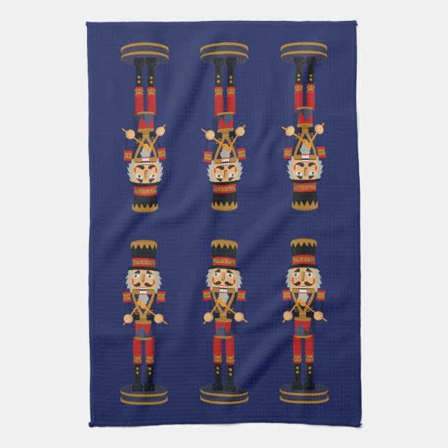 NutcrackerDrummers Kitchen Towel (Vertical)