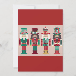Nutcrackers Christmas decoration Holiday Card