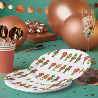 Nutcrackers Christmas decoration Paper Plate