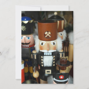Nutcrackers Christmas Holiday Xmas Design Card