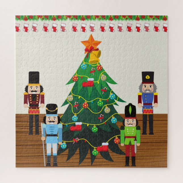 Nutcrackers Christmas Jigsaw Puzzle (Vertical)