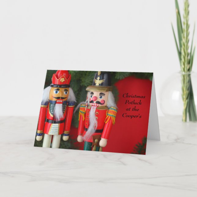 Nutcrackers duo potluck invitation (Front)