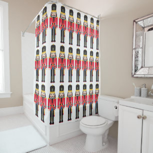 Nutcrackers Fun Christmas Holiday Shower Curtain