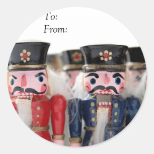 nutcrackers group gift tag stickers