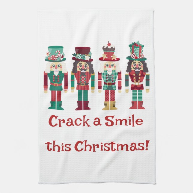 Nutcrackers  kitchen towel (Vertical)
