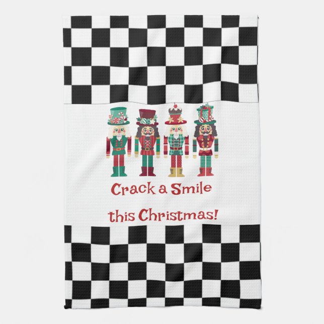 Nutcrackers  kitchen towel (Vertical)