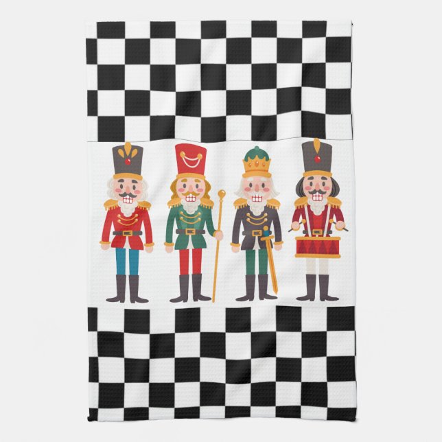 Nutcrackers  kitchen towel (Vertical)