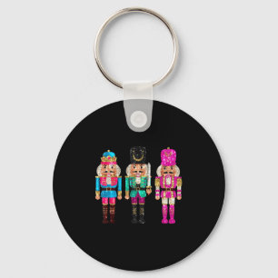 Nutcrackers Merry Christmas Funny Xmas Men Women Keychain