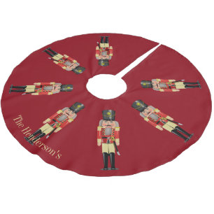 Nutcrackers Personalized Brushed Polyester Tree Skirt