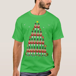 Nutcrackers Toy Christmas Tree Nutcracker Funny X T-Shirt