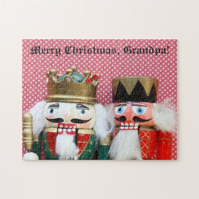 Nutcrackers with polka dots jigsaw puzzle (Horizontal)