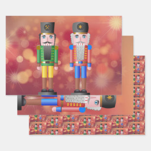 Nutcrackers Wrapping Paper Sheet