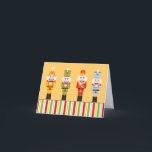 Nutcrakers ~ Cards<br><div class="desc">NOTE CARD IS USED AS DEFAULT. OPTION TO CHANGE TO GREETING CARD. Merry Christmas and a Happy New Year! SATISFACTION GUARANTEED OR MONEY BACK! Change background to any colour, size, paper or shape on most designs and products. You can position the art anywhere, add your name, favourite phrase or business...</div>