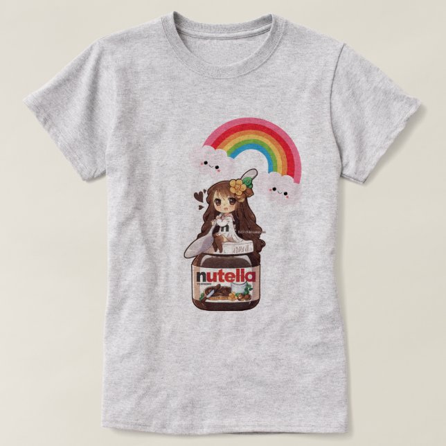 Nutella de T-shirt féminin (Design devant)
