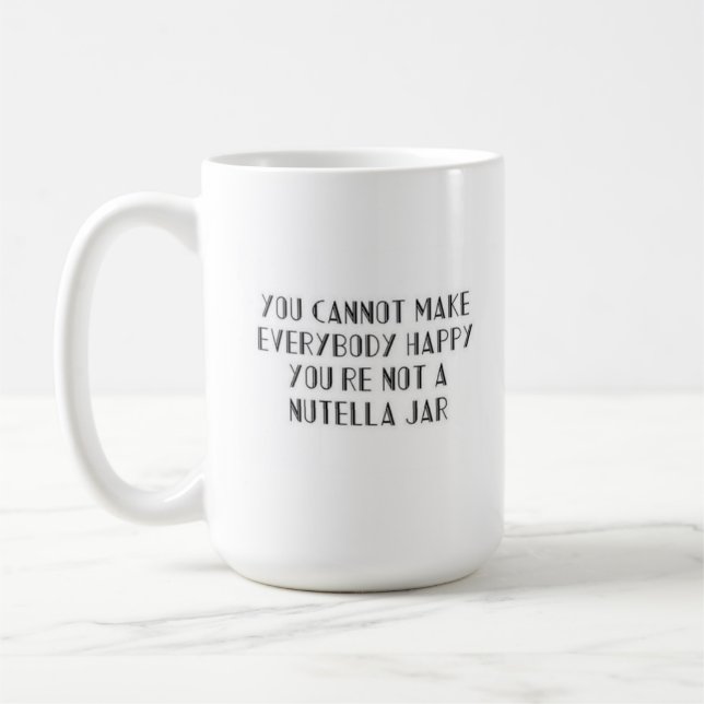 Nutella Jar Coffee Mug (Left)
