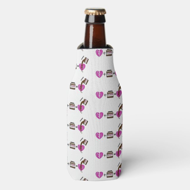 NUTELLA MENDS BROKEN HEARTS Bottle Cooler (Bottle Front)