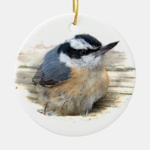Nuthatch Christmas Ornament