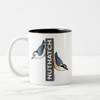 Nuthatch Fan Two-Tone Coffee Mug