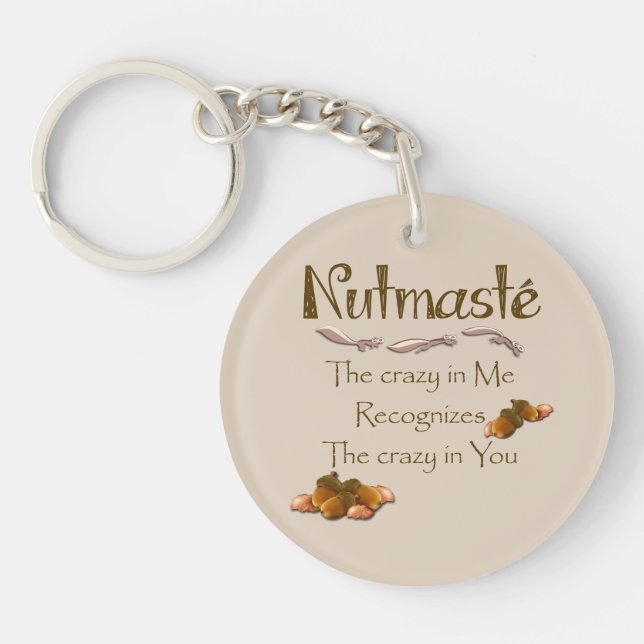 Nutmaste Keychain (Front)