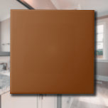 Nutmeg Brown Solid Colour | Classic Elegant Tile<br><div class="desc">Nutmeg Brown - Introducing the timeless allure of the Solid Colour Design: a captivating blend of classic form and elegant simplicity. This design is a celebration of the power and beauty found in a single, striking hue. Exuding sophistication, the solid colour design embraces the essence of minimalism, making it a...</div>