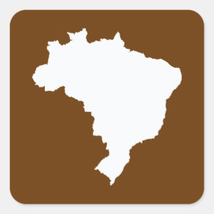 Nutmeg Festive Brazil at Emporio Moffa Square Sticker