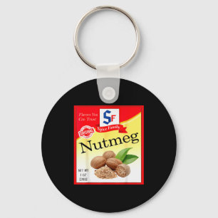 Nutmeg Groups Costume Funny Family Matching Thanks Keychain