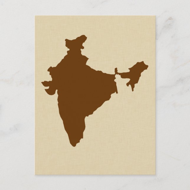 Nutmeg Spice Moods India Postcard (Front)