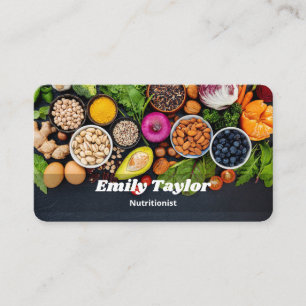 Nutrition Coach Business Card
