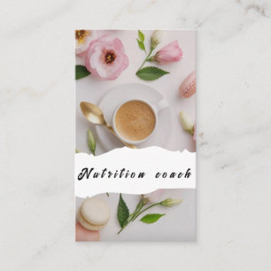 Nutrition Coach Modern Business card