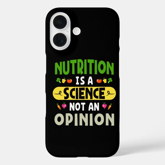 Nutrition Is A Science Not An Opinion Nutritionist Case-Mate iPhone Case (Back)
