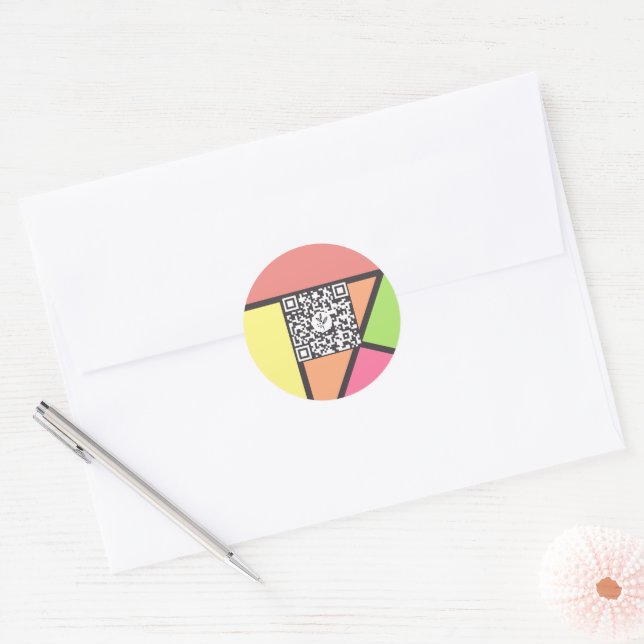 Nutrition Mastery Classic Round Sticker (Envelope)