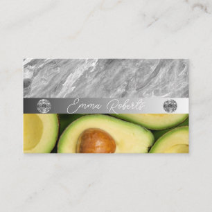 Nutrition Therapist Health and Wellness Business Card