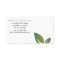 Nutritionist - Business Cards