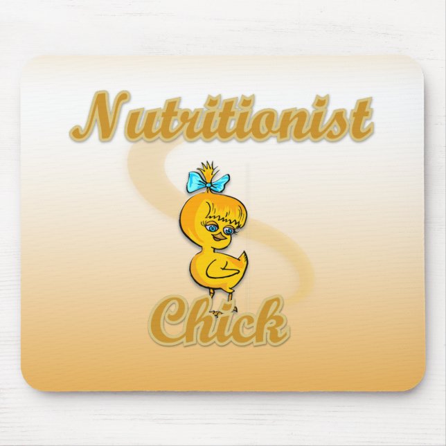 Nutritionist Chick Mouse Pad (Front)